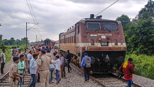 Two killed as 12 coaches of Chandigarh-Dibrugarh Express derail in UP