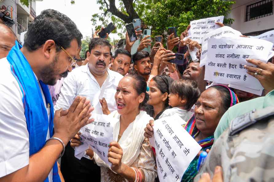 Chandra Shekhar Azad visits Haider Canal area