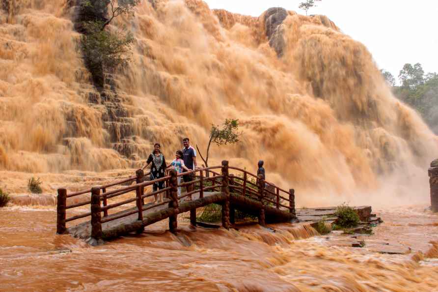 Standalone: Tourists visit Thirathgarh Falls