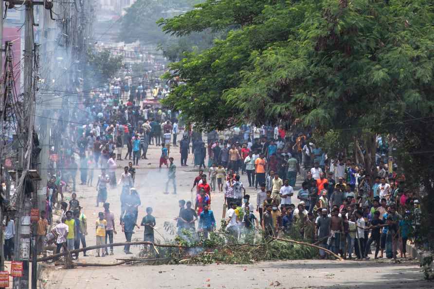 Students protest in Bangladesh