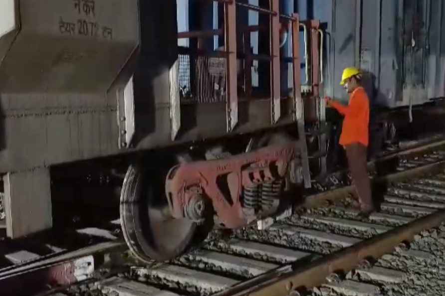 Goods train derailed in West Bengal's Ranaghat