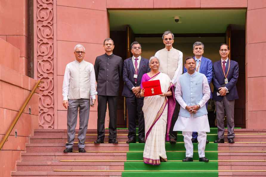 Union Budget 2024: FM Nirmala at Parliament