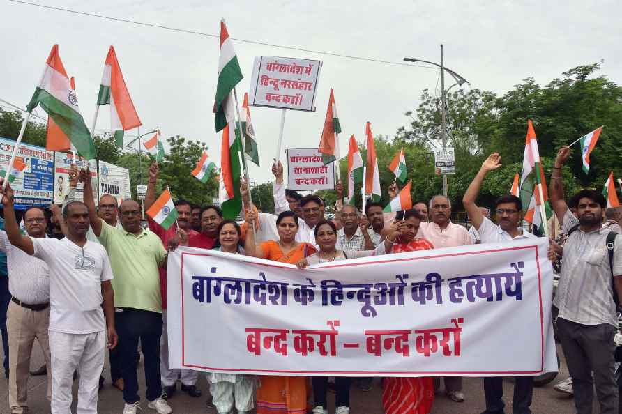 Protest over violence against Hindus in Bangladesh