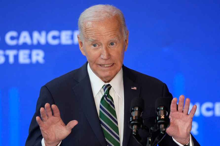 President Joe Biden speaks at Tulane University, Tuesday, Aug. 13...