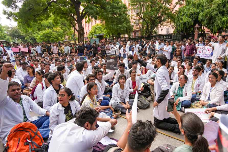 Resident Doctors' Associations protest in Delhi