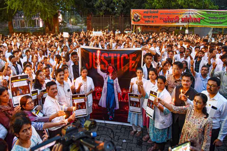 IMA with MARD doctors protest in Nagpur