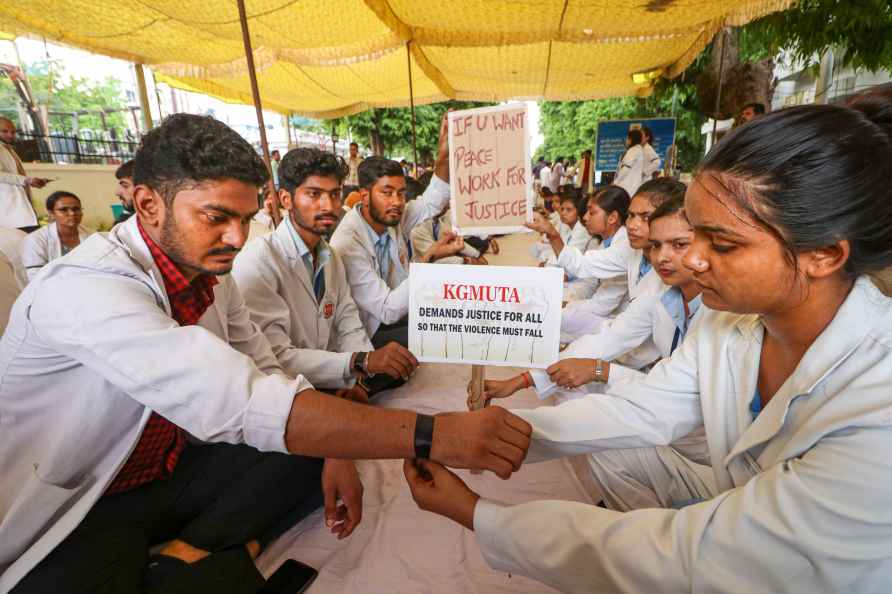 IMA's nationwide strike in Lucknow