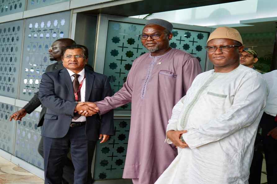 Gambia Vice Prez arrives in Delhi