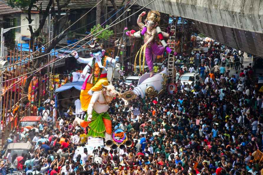 Preps for Ganesh Chaturthi festival