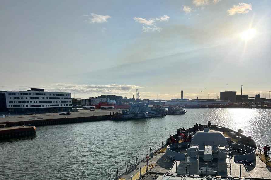 INS Tabar arrives in Denmark