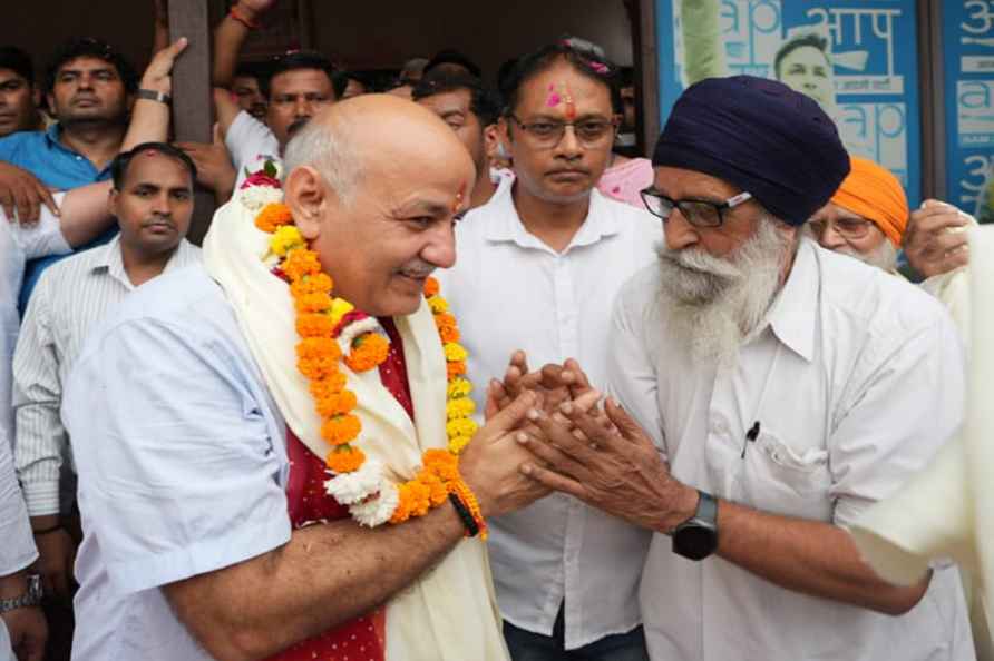 Manish Sisodia's Padyatra in Delhi