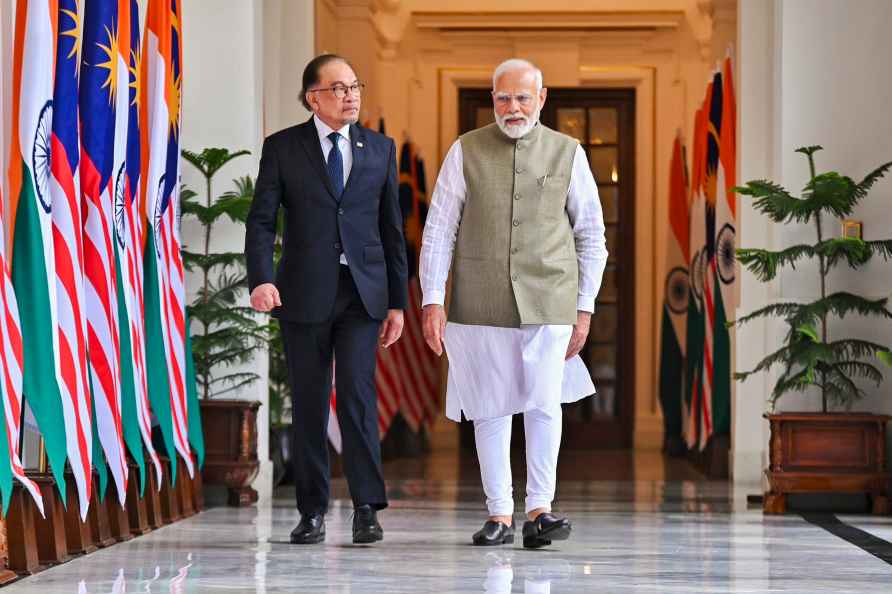 Malaysian PM Anwar Ibrahim at Hyderabad House