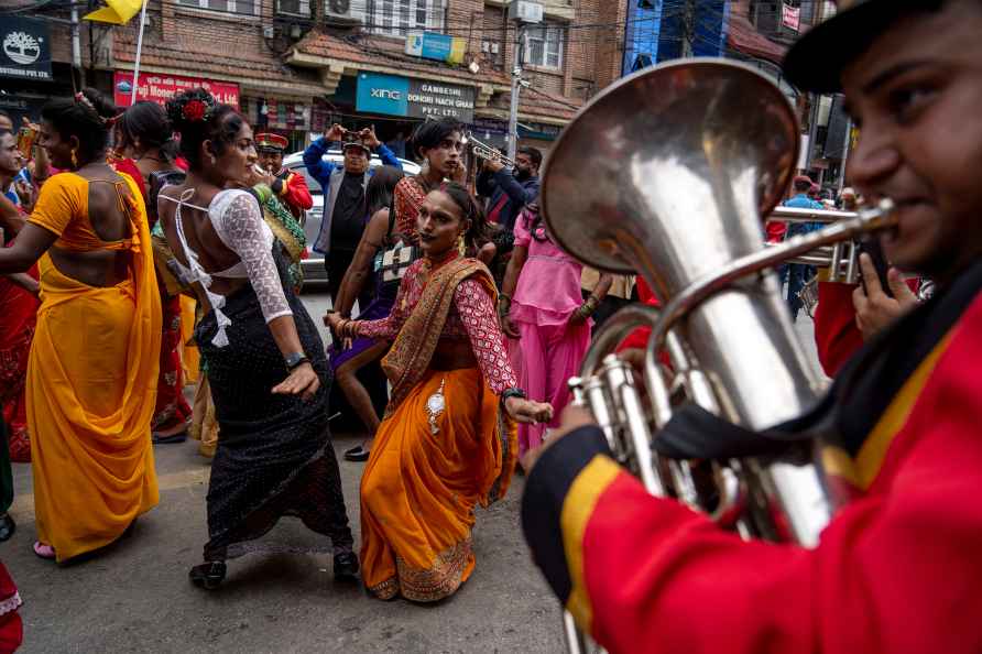 Annual pride parade, in Kathmandu