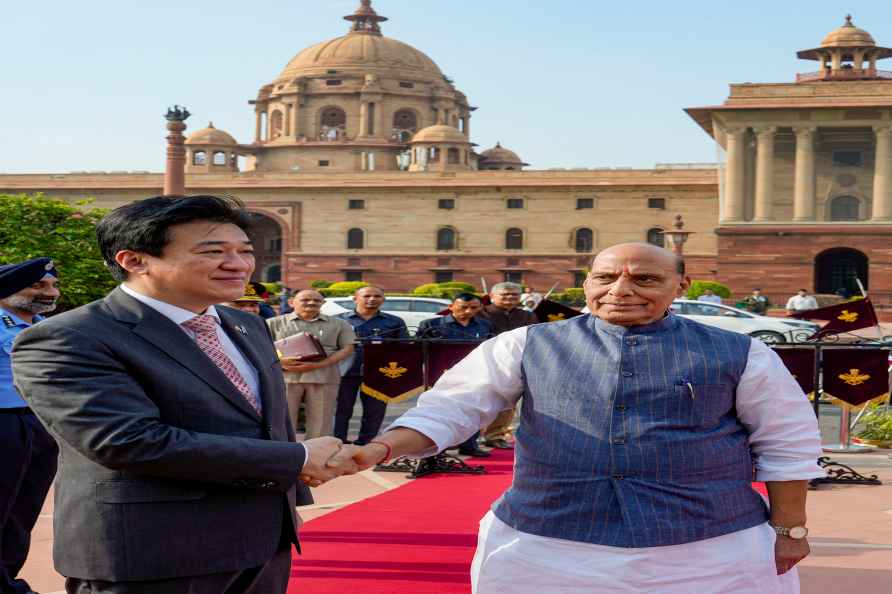 Guard of Honour to Japan's Defence Minister