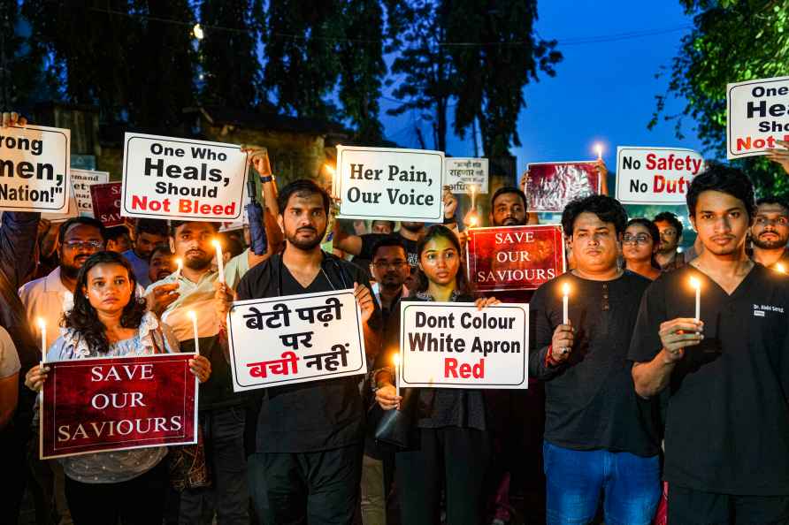 Protest over Kolkata trainee doctor's murder