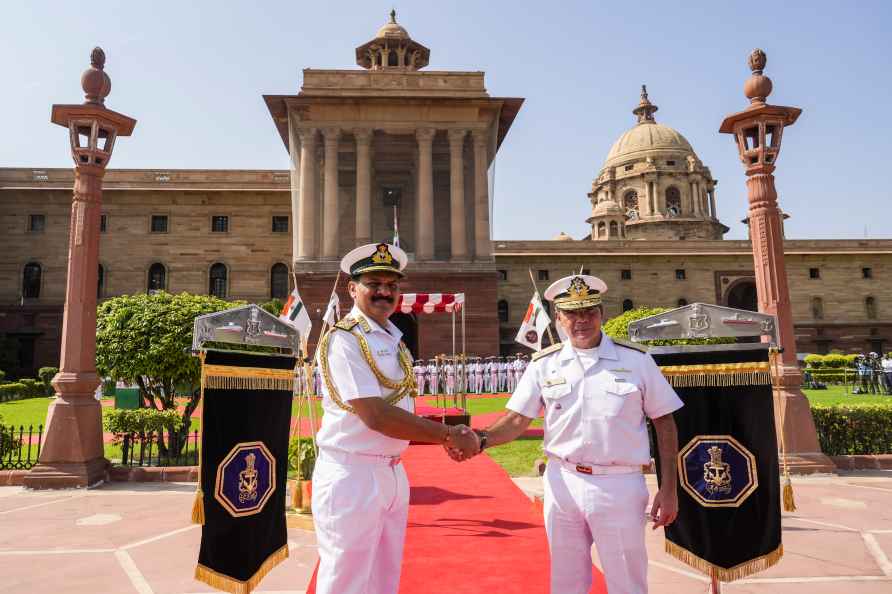 CNS Dinesh Tripathi with Brazilian Navy Commander