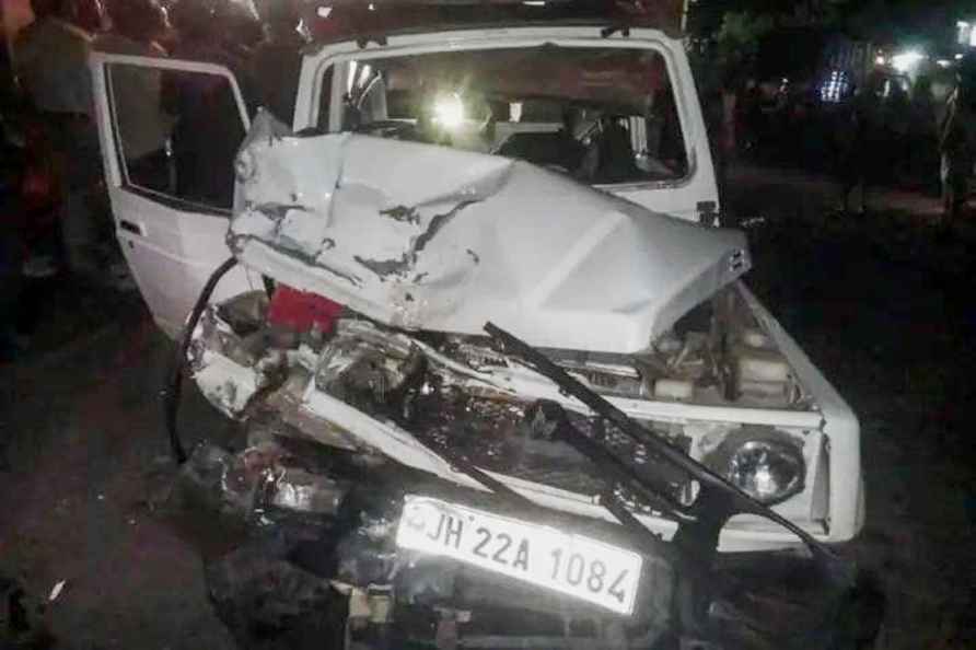 Escort vehicle of Champai Soren met with accident