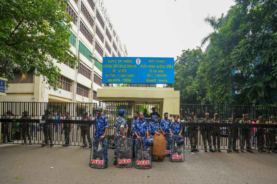 Security at CBI office in Kolkata