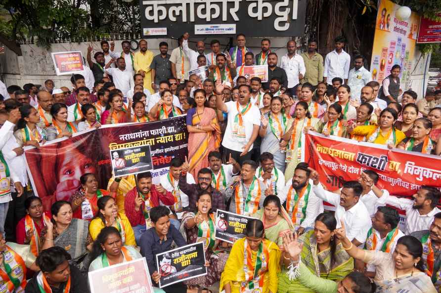 NCP (SP) protest in Pune