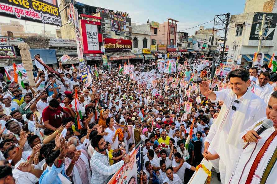 Deepender Hooda Padyatra in Sonipat