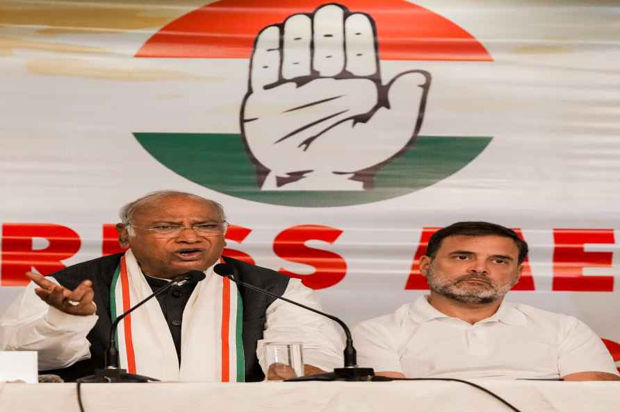 Rahul Gandhi, Mallikarjun Kharge PC in Srinagar