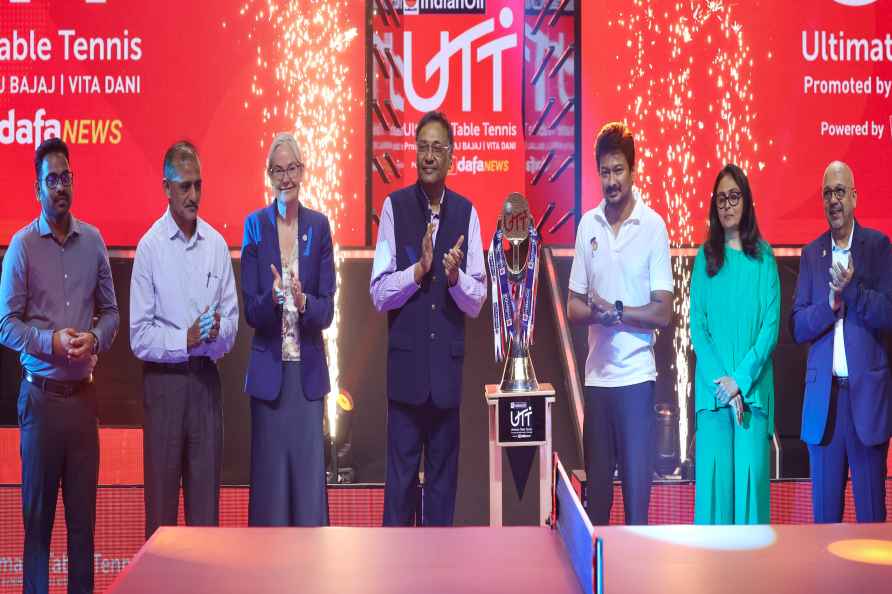 Unveiling of the trophy of UTT 2024