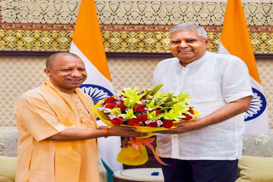 Yogi meets Jagdeep Dhankhar