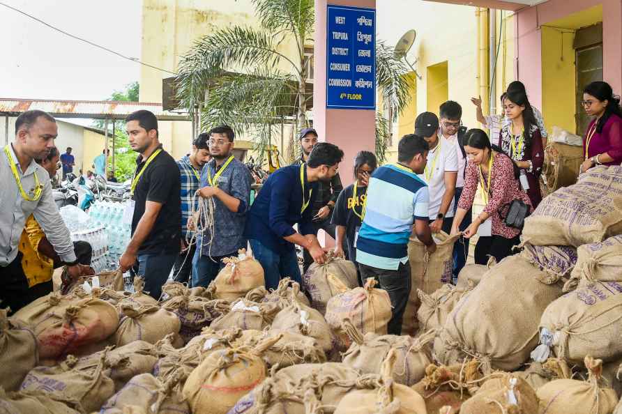 Flood relief Op in Tripura