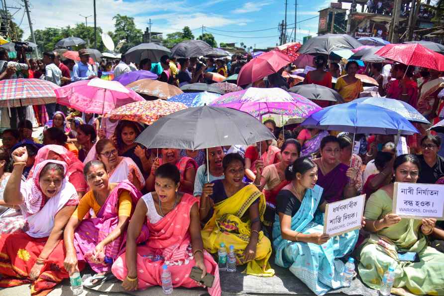 Protest against gang-rape of a minor in Assam