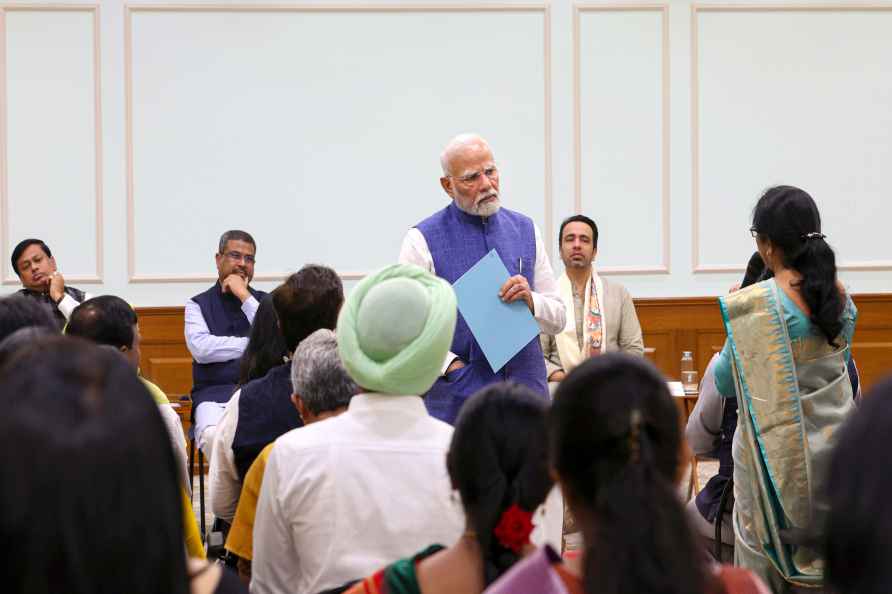 PM Modi interacts with National Teachers' Award winners