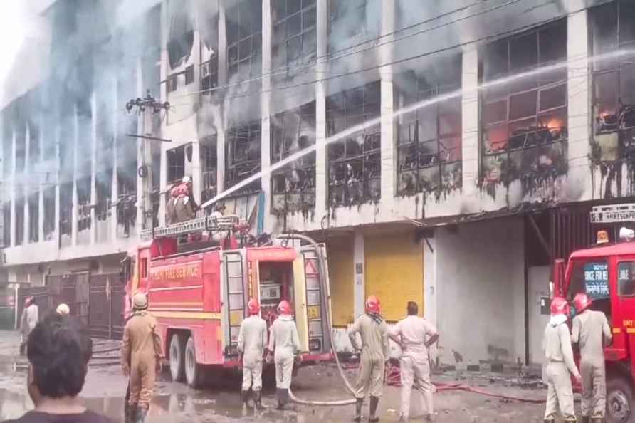 Fire breaks out in Delhi's Bakawala area