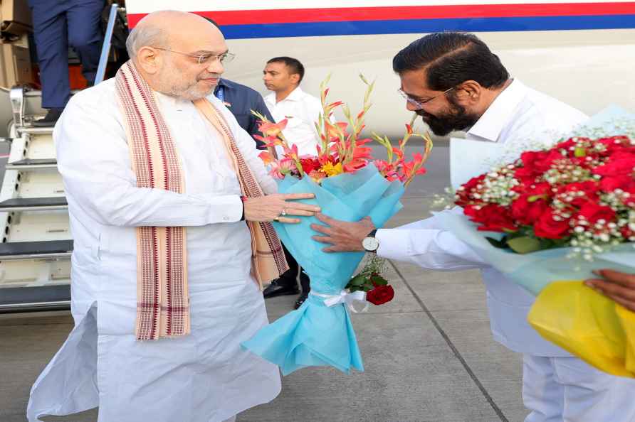 **EDS: IMAGE VIA @AmitShahOffice** Mumbai: Union Home Minister Amit...