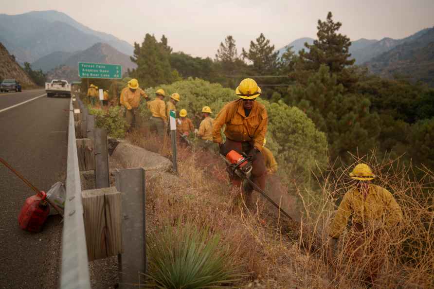 Line Fire in Mentone