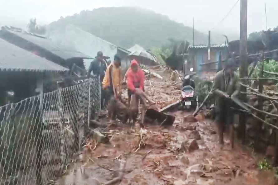 Landslide in Alluri, Andhra Pradesh