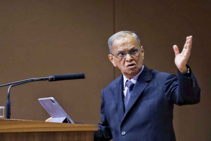 Narayana Murthy at book launch event