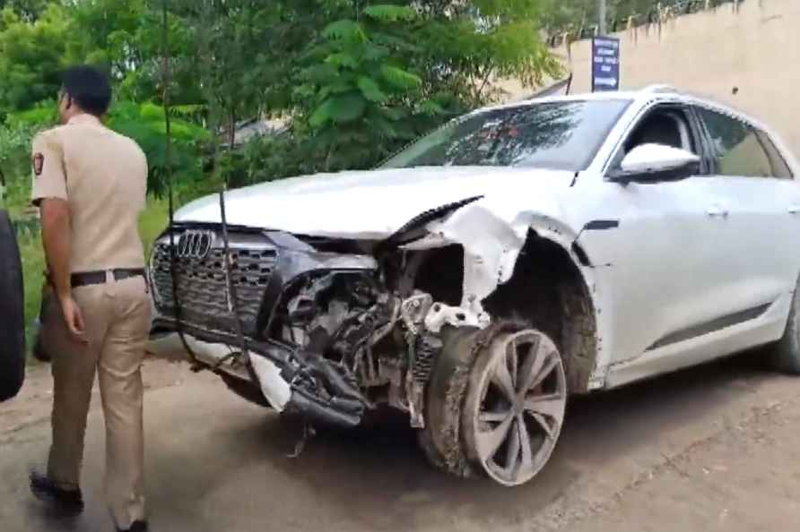 BJP chief's son's Audi hits several vehicles in Nagpur