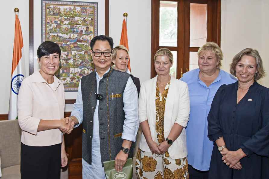 Kiren Rijiju at meeting with Norway's Foreign Affairs