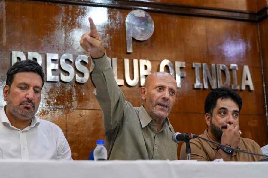 Engineer Rashid press conference in Delhi