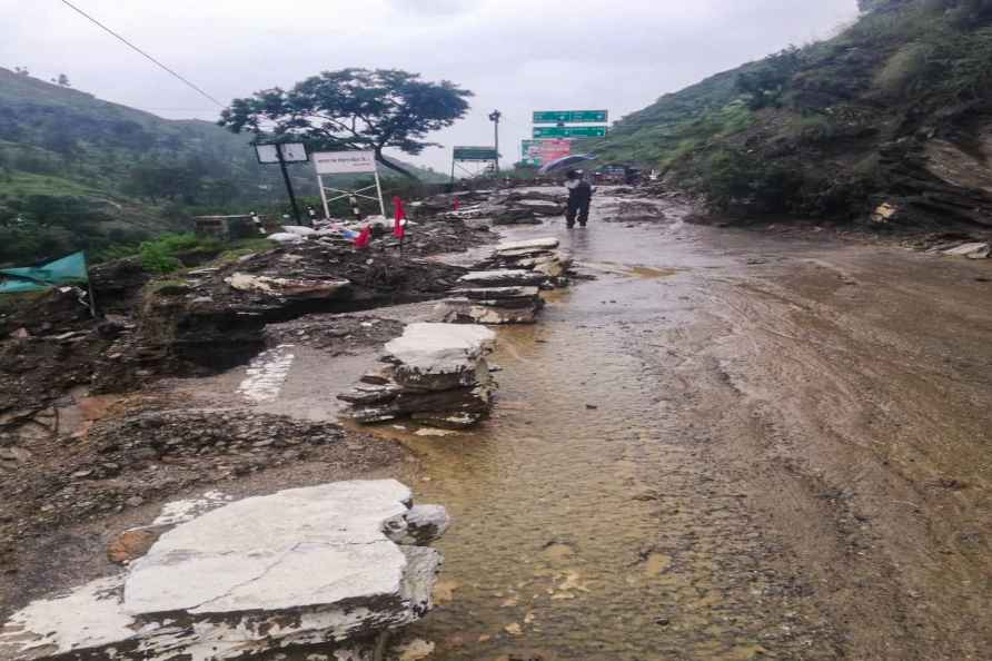 Aftermath of rainfal in Almora