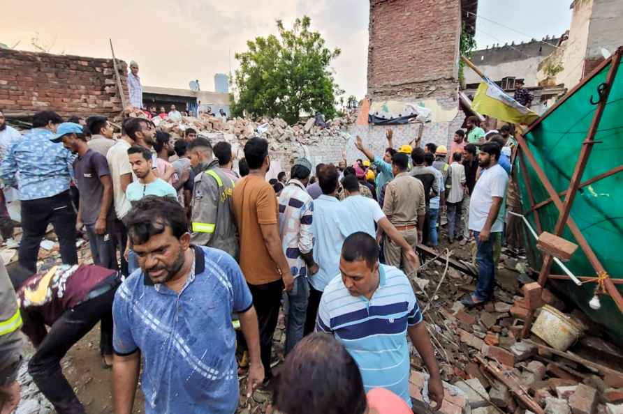 House collapse in Meerut