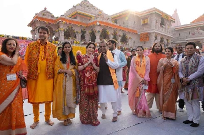 Amid dhols, chants, rallies, Hindus across the world say 'Jai Shri Ram'