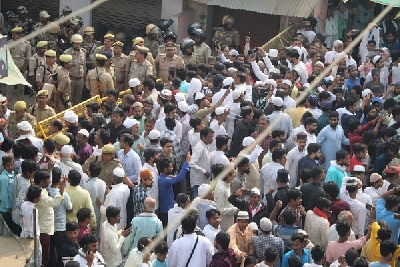 Mortal remains of Mukhtar Ansari buried at family graveyard in UP